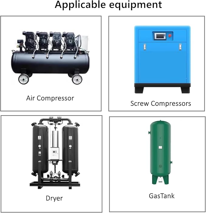 G1/2 BSP Air Compressor Drain Valve withstand 2.5 Mpa, Mechanical Auto Drain for Air Compressor Condensate