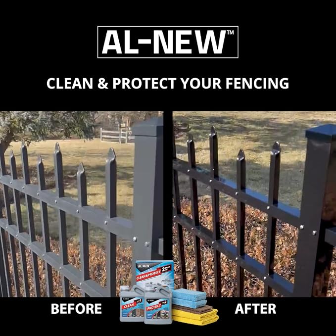 AL-NEW Exterior Cleaning Bundle Clean & Protect w/ 1 gallon House Wash & Vinyl Siding Outdoor Cleaner (2-64oz Hose-End Bottles)