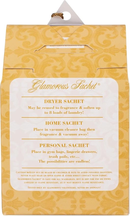Elanze Designs Tyler Candle HIGH MAINTENANCE - Glam Wash - 32 Ounce Liquid Laundry Detergent and Scented Sachet Bundle