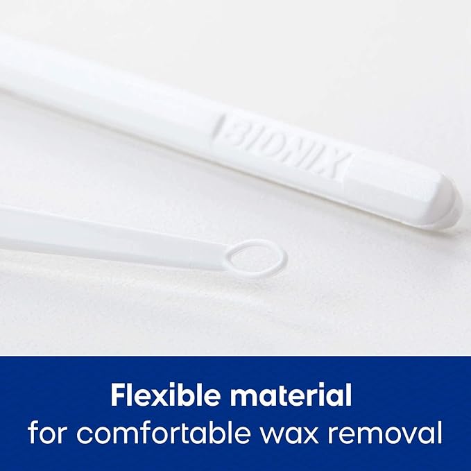 Bionix - White FlexLoop Ear Curette Tool, Earwax Removal Tool, Helps Remove Wax Buildup, Convenient & Easy-to-Use, Ideal for Healthcare Providers, Single-Use (50 Count)