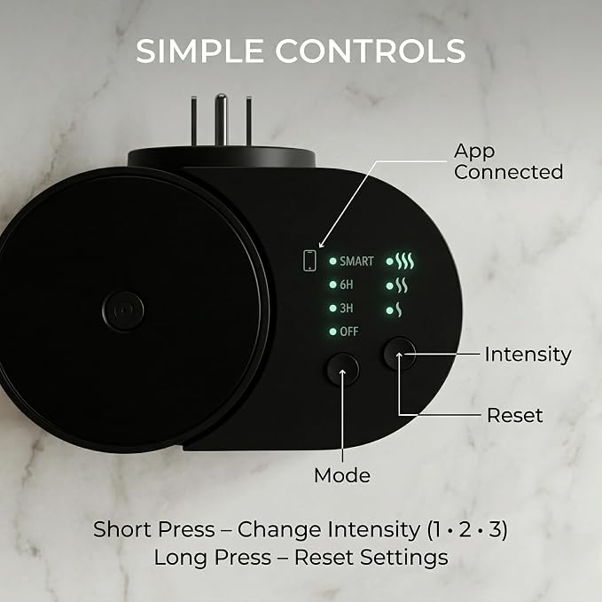 Scentia Waterless Plug-in Scent Diffuser for Home & Office with App Control, Cold-Air Diffuser, 600 Sq Ft Coverage, Hotel-Inspired Essential Oil Blend Included, Housewarming Gift – Scentia, Black