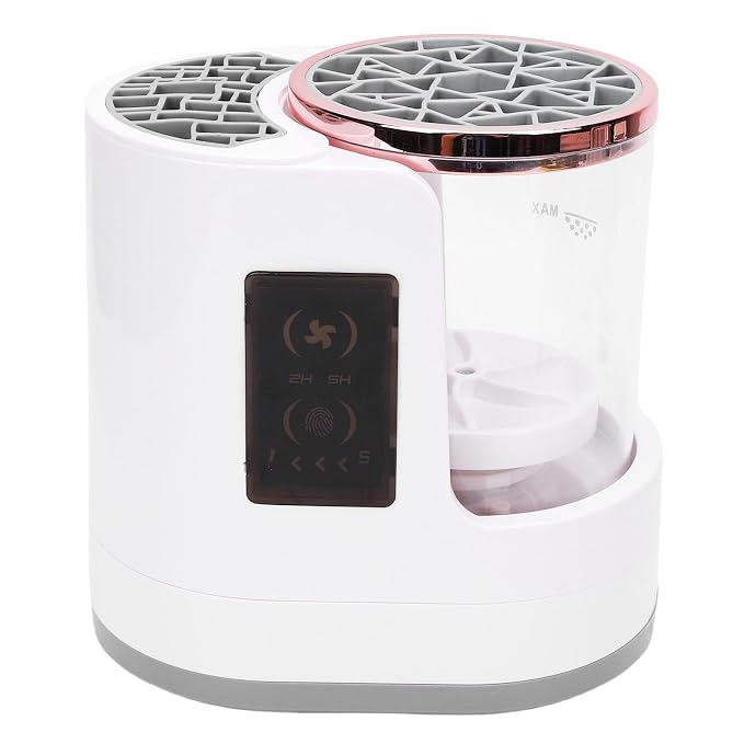 YUYTE 3 in 1 Electric Makeup Brush Cleaner and Dryer, Automatic Portable USB Makeup Brush Cleaning Machine with Holder, Fast Cleaner Tool for All Size Brushes Foundation, Eyeshadow, (White)
