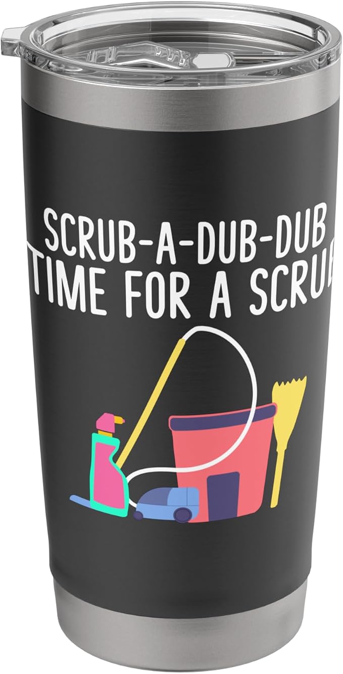 Scrub a dub dub time for a Scrub Cleaning Stainless Steel Insulated Tumbler