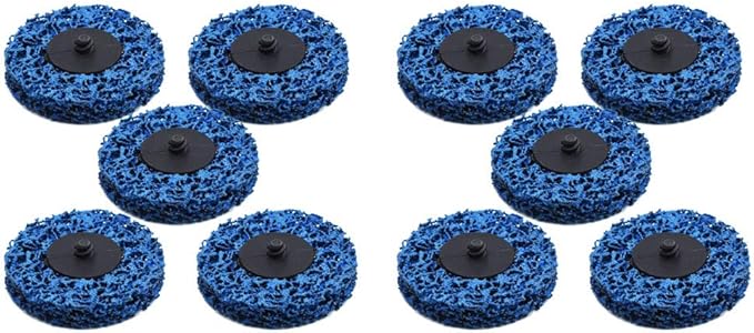 10 Pack 3" Quick Change Easy Strip & Clean Discs Fit for Paint Rust