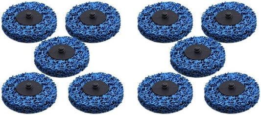 10 Pack 3" Quick Change Easy Strip & Clean Discs Fit for Paint Rust