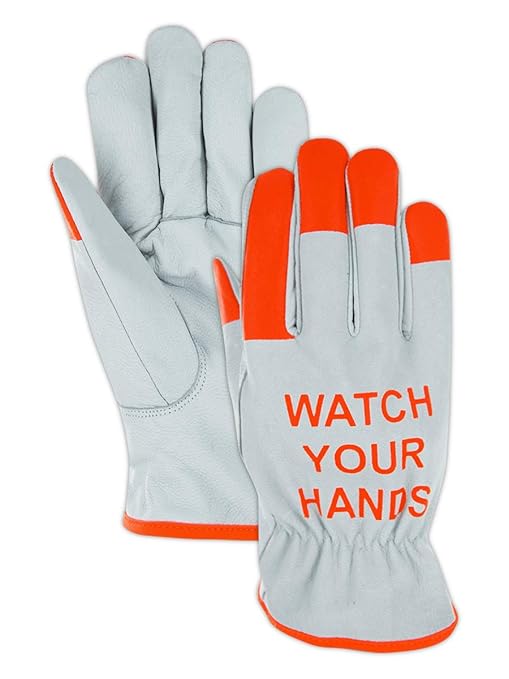 MAGID Leather Driver Gloves Leather, 3 Pairs, Size 4XL (1244HV)