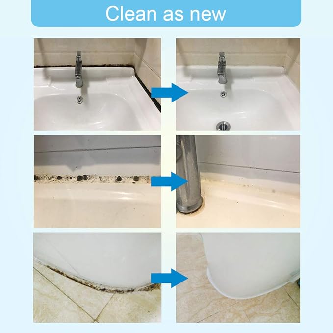 FOLLOWIN Household Mold and Mildew Stain Cleaner Gel Home Cleaner for Front Loader Washing Machine Seal, Coffee Machine Cleaner and Descaler, Espresso Coffee Maker Cleaner