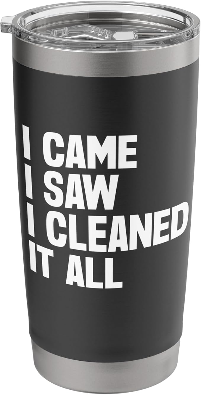I came i saw i cleaned it all Cleaning Stainless Steel Insulated Tumbler