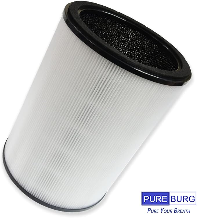 PUREBURG Replacement Filter Compatible with BISSELL air280 (2904A) & air280 (3138A) Max Air Purifier 3054, H13 HEPA Activated Carbon 4-Stage Filtration Air Clean Dust VOCs