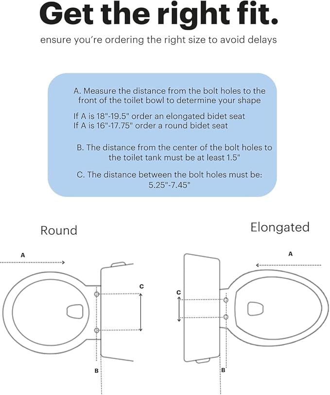 Brondell Bidet Toilet Seat Non-Electric Swash Seat, Fits Round Toilets, White – Dual Nozzle System, Ambient Water Temperature – Bidet with Easy Installation