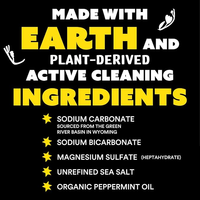 Molly's Suds Original Laundry Detergent Powder | Clean Laundry Detergent Powder for Sensitive Skin | Simple, Effective Ingredients, Stain Fighting | 240 Load (Peppermint)