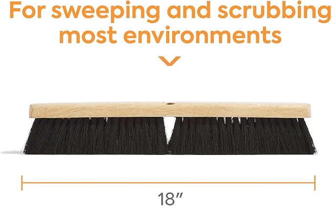 Coastwide Professional 18" Push Broom Head, Tampico