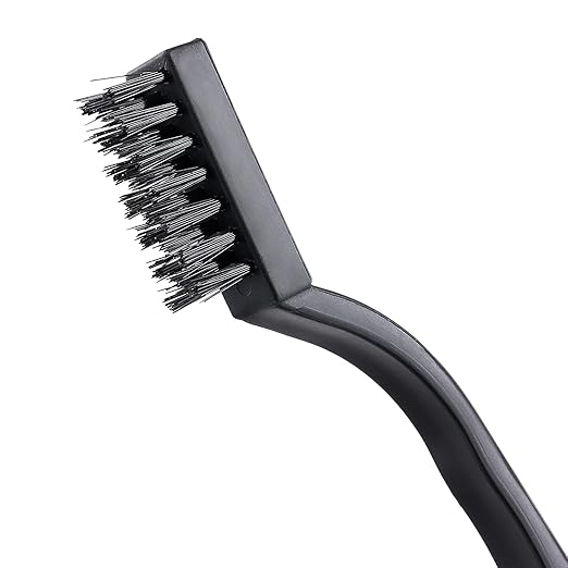 HOZEON 70 PCS Small Wire Brushes, Nylon Cleaning Brushes, Wire Bristle Brush, Wire Brush Scratch Brush for Cleaning Rust, Welding Slag and Paint Stripping, 7 Inch