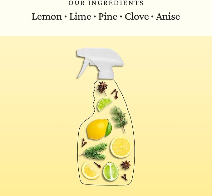 Fresh Wave Lemon Scent Odor Eliminator Spray & Air Freshener, 24 fl. oz. | Odor Absorber for Home, Furniture, Fabrics & Trash | Safer Odor Relief