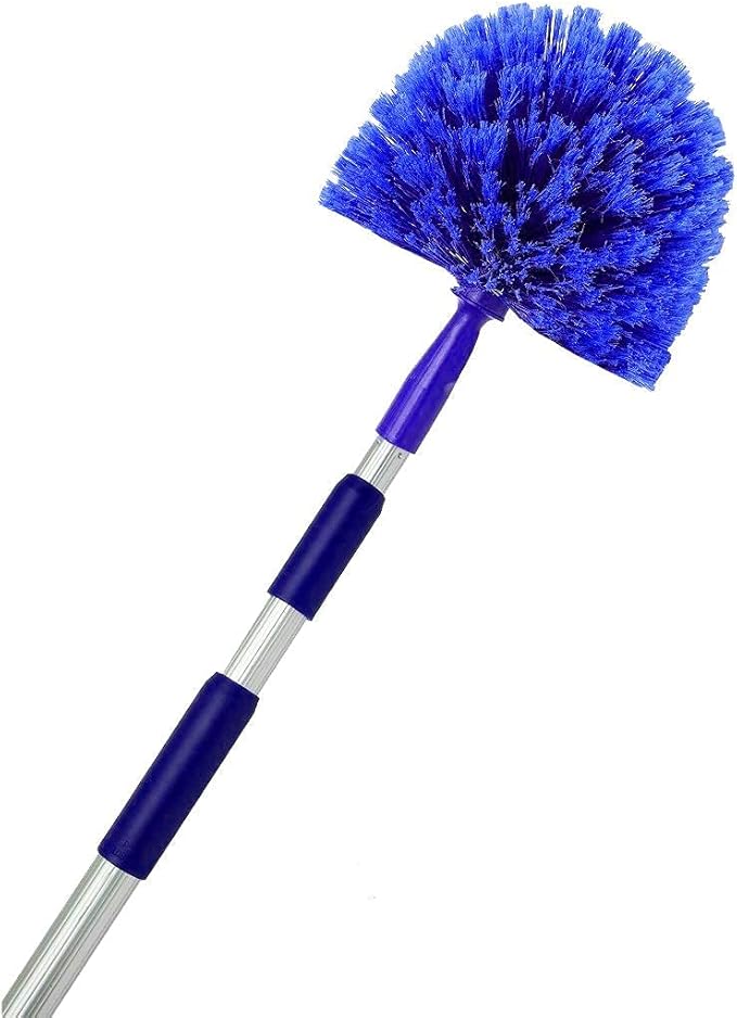 Cobweb Duster Extendable 18 Foot + Spider Web Brush with Pole