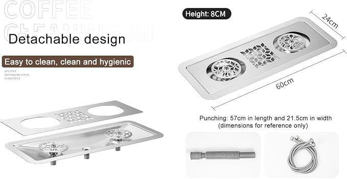 Double Headed Glass Cup Rinser Stainless Steel Glass Washer for Kitchen Sink Bottle Washer Cup Cleaner Sink Attachment Accessories for Home Bar Faucet