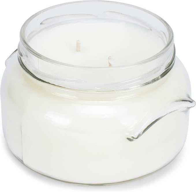 Tyler Creamy White 2-Wick 11 Ounce Glass Aromatherapy Scented Jar Candle Pack of 4, French Market