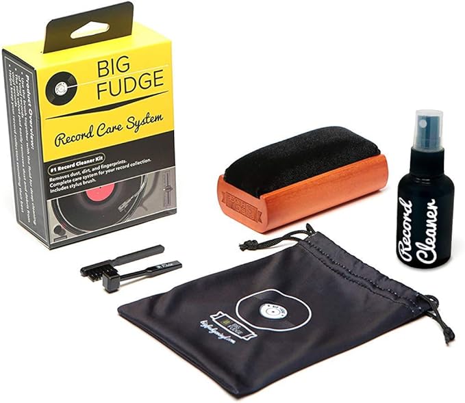 Record Collector Starter Kit - Vinyl Accessories Gift Set | Record Cleaner | Outer Sleeves | Inner Sleeves to Start Collecting Records or Restore Vintage Vinyl