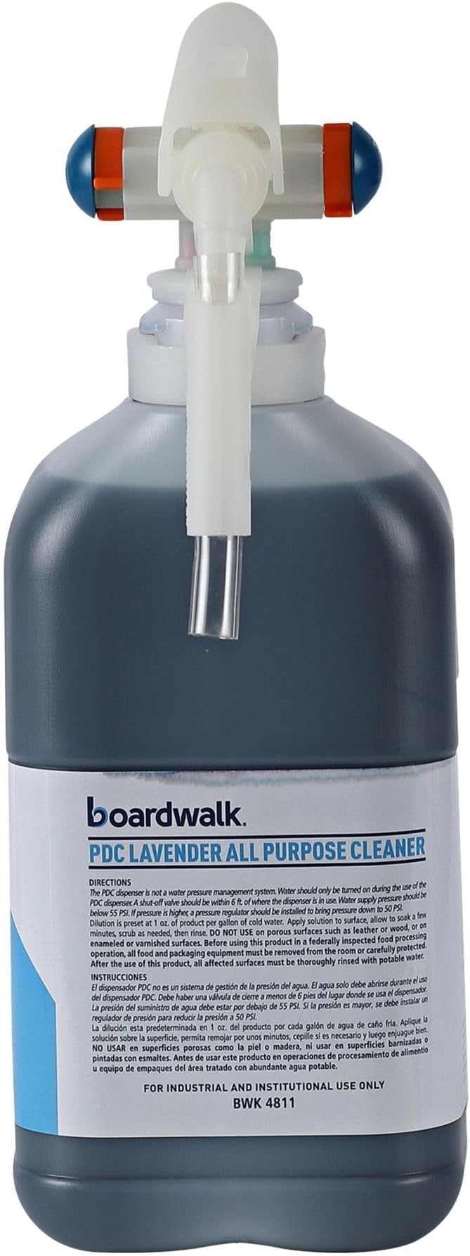 Boardwalk PDC All Purpose Cleaner, Lavender Scent, 3 Liter Bottle, 2/Carton