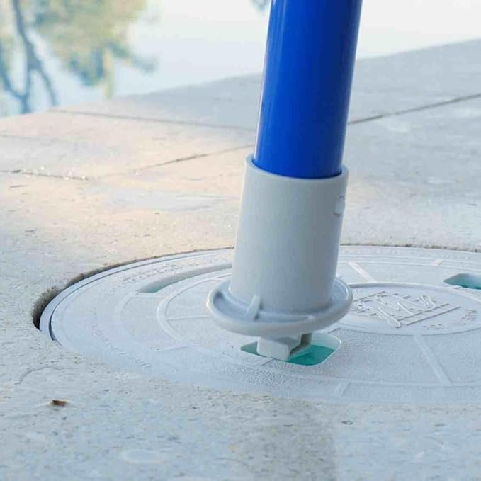 POOL BLASTER Dynamo Pool Skimmer Basket Vacuum – Cordless, Hands-Free Swimming Pool Skimmer Cleaner, No Bending Over or Touching Debris – Battery-Powered Vac Compatible with Most Baskets