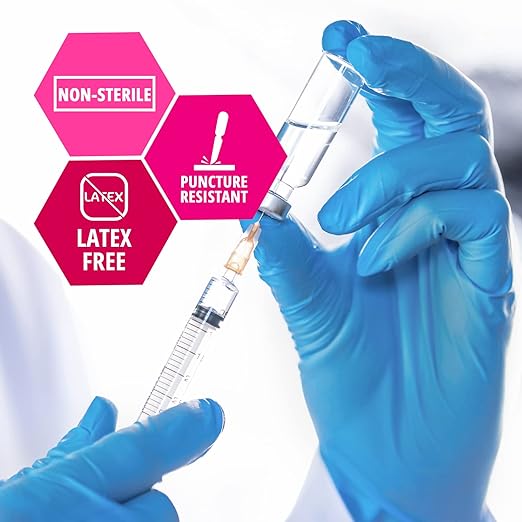 Medpride Medical Examination Nitrile Gloves|X-Large Case of 1800| Blue, Latex/Powder-Free, Non-Sterile Exam Gloves| Professional Grade for Hospitals, Law Enforcement, Tattoo Artists, First Response