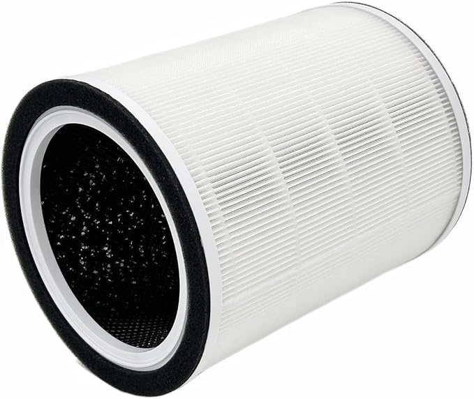 HODSEUKIN（2-Pack）Replacement True HEPA Filters Compatible with TCL Breeva A3 & A5 Air Purifiers,4-Stage Filtration High-efficiency Activated carbon