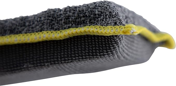 Superio Miracle Microfiber Sponges for Kitchen Kosher Non-Scratch Scrubber, Heavy Duty Multi-Purpose Cleaning - Dishes, Pots, Pans, and Countertops, Machine Washable, (Grey) (12-Pack)