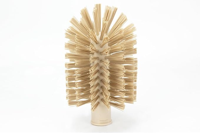 SPARTA Multi-Purpose Valve Brush Pipe Brush, Round Brush with Polyester Bristles, Color Coded for Commercial Cleaning, Kitchen, Restaurant, Bathroom, Plastic, 5.9 X 3 X 5.9 Inches, Tan