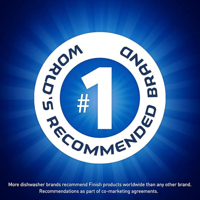 Set: Finish - Quantum 82ct Dishwasher Detergent Powerball Ultimate Clean & Shine Dishwashing Tablets Dish Tabs & Finish In-Wash Dishwasher Cleaner: Clean Hidden Grease and Grime, 3 Count Pack of 4