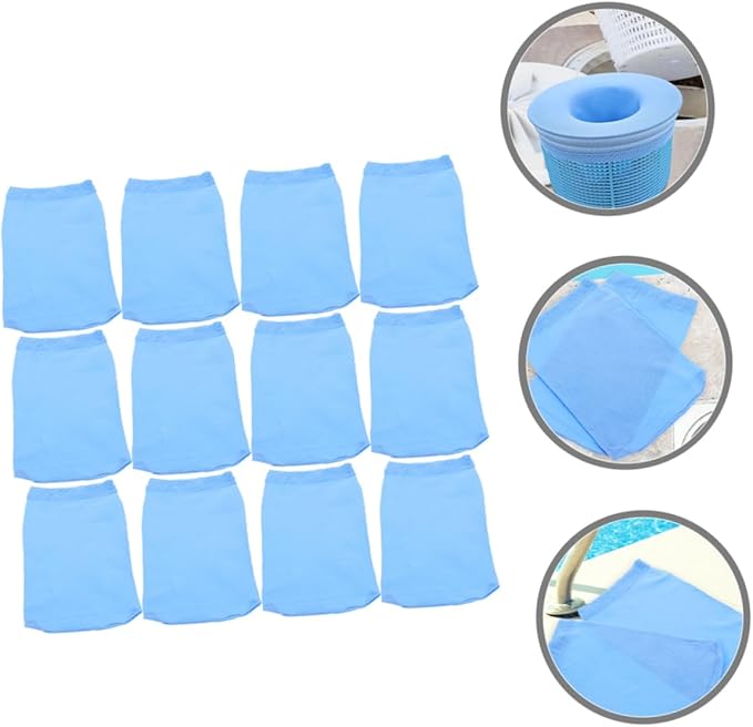 GALPADA 75pcs Pool Skimmer Socks Fine Mesh Bags for Swimming Pool Cleaning Reusable Accessories Protects System from Clogging for Inground Above Ground