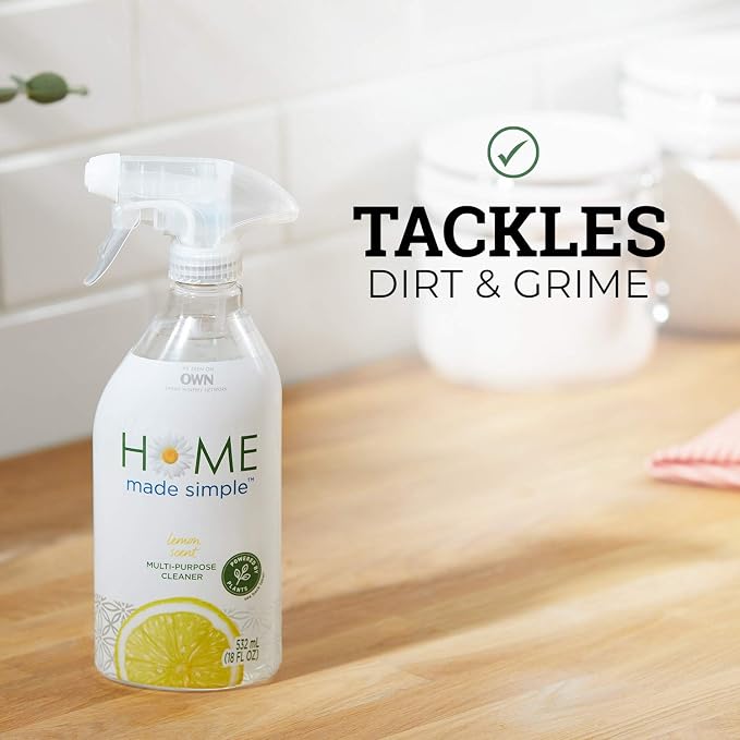 Home Made Simple All Purpose Cleaner Natural Household Surface Cleaning Spray, Rosemary Scent, 54 Fluid Ounce