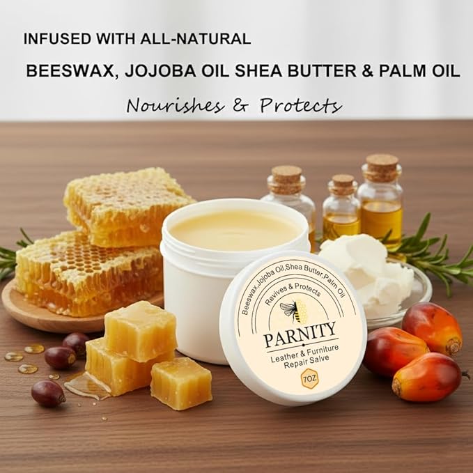 Leather & Furniture Repair Salve,Leather Conditioner and Cleaner,Protect Soften Waterproof Leather Furniture,Seats,Shoes,Boots,Bags