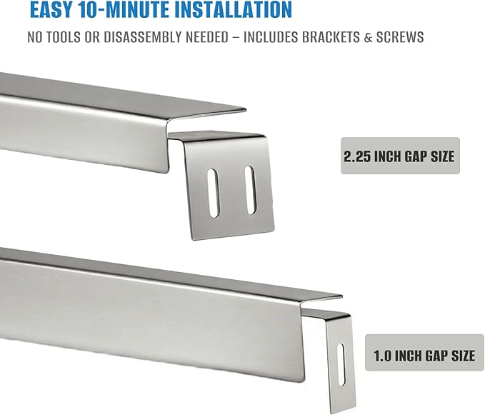 30" Slide-In Range Rear Filler Kit, Stainless Steel Stove Gap Filler Behind Range, Adjustable 1" or 2.25" Backguard Trim Kit, Easy Install Backsplash Gap Cover Compatible with 30" Ranges,Silver