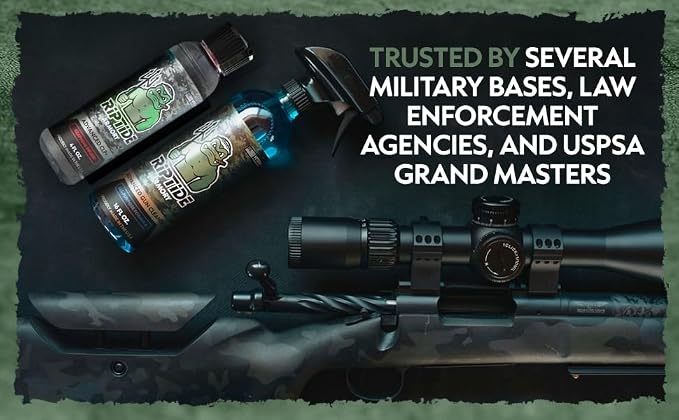 Riptide Armory Advanced Gun Cleaner & CLP+ Graphene 2 Step Kit - Clean, Lube, Protect Long-Lasting Formula - Nano Coat Technology - Veteran Founded & Formulated by Former US Navy Seal