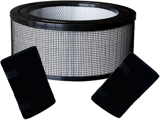 Replacement 20500 H13 Filter Compatible for Honeywell 10500 17000 17005 Air Purifiers, (1 filter+2 Carbon Pre-Filter)