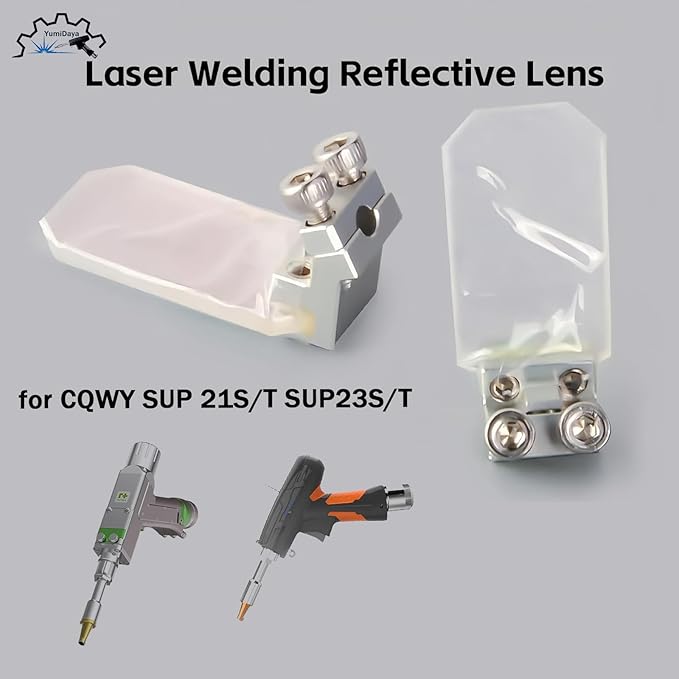 Laser Welding Torch Rreflector, Handheld Laser Welding Reflector Lens 30 * 14 * 2mm for SUP21T SUP23T/S Laser Welding/Cleaning Head