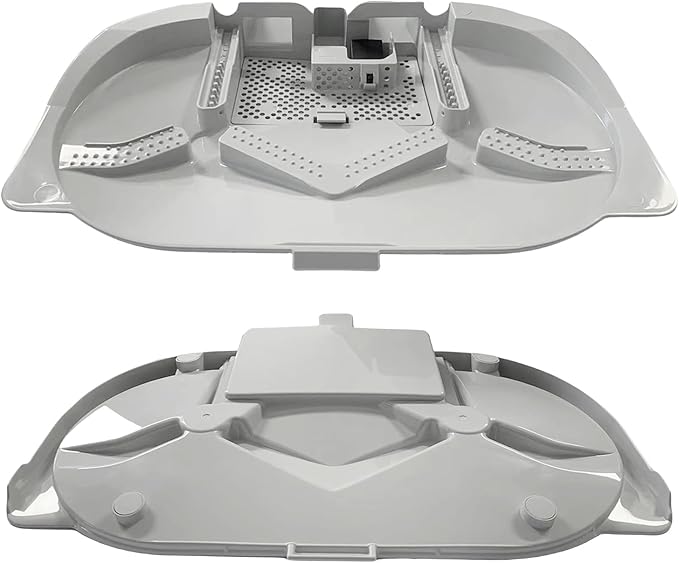 Cleaning tray bracket Compatible with roborock Qrevo S/Qrevo Pro/Qrevo Plus/QV 35A Vacuum Cleaner Mop Cleaning Station Tray Accessory(light gray 1pcs)