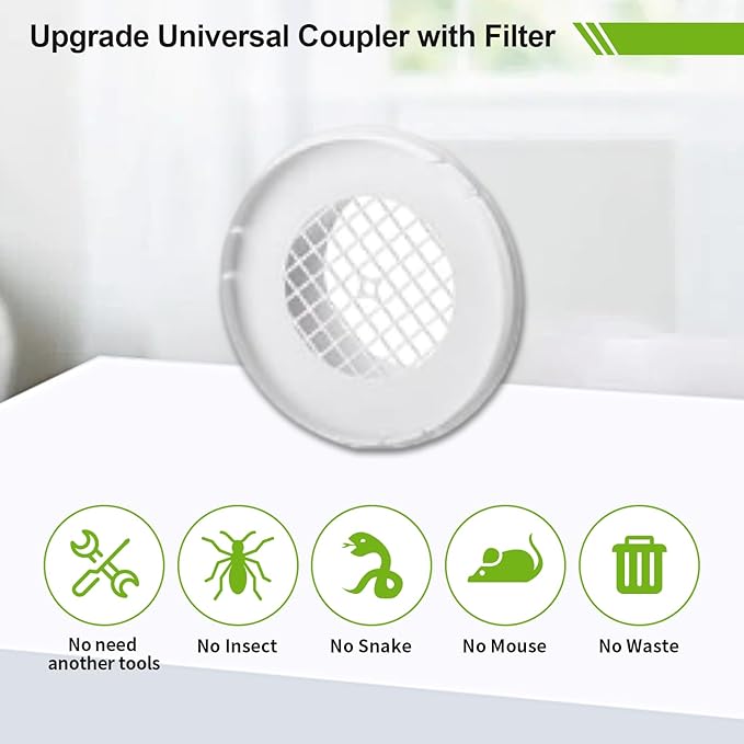 13 PCS Dry Vent Window Kit for Dryer Vent Hose with 4" Diameter, Adjustable Window Dryer Vent Panels with Adjustable Length Panels and Insulating Foam Seal Strip (Max Length 59 inch)