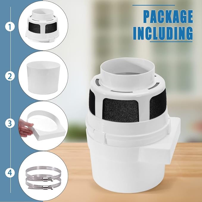 【UPGRADED】NOORNY 3 in1 Indoor Dryer Vent Kit Lint Catcher Bucket Box for Electric Clothes Dryer - No Hose Included