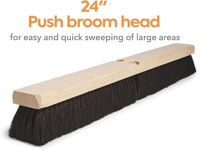 Coastwide Professional 24" Push Broom Head, Tampico