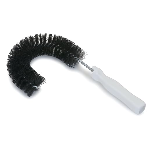 SPARTA Decanter Brush – SKU 4015300 Coffee Pot Brush, Curved Semi-Circular Design for Beverage Equipment, 10in