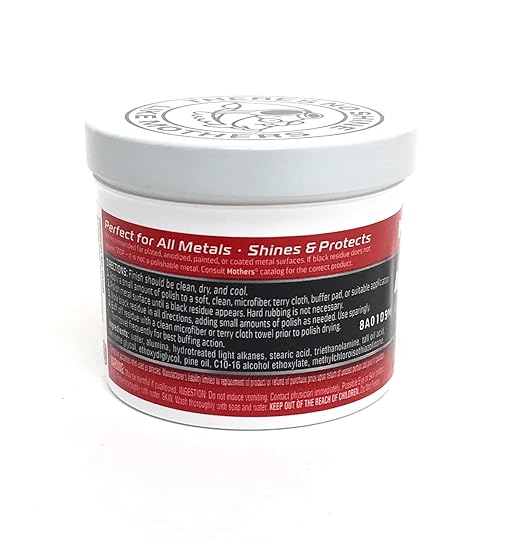 Mothers Polish Bundle - Gallon Mag & Aluminum Polish for Aluminum, Stainless Steel, Brass with Mothers Microfiber Applicator Pads