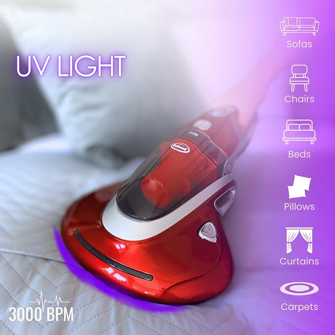 Ewbank UV400 2-in-1 Vacuum Cleaner with Attachments & Bed/Fabric Handheld with UV Light