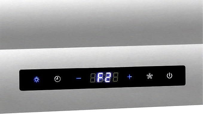 COSMO UMC36 36 in. Haven Collection 380 CFM Ducted Under Cabinet Range Hood, LED Lights, Touch Controls, Stainless Steel