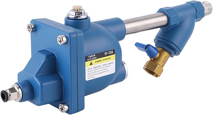 G1/2 BSP Air Compressor Drain Valve withstand 2.5 Mpa, Mechanical Auto Drain for Air Compressor Condensate