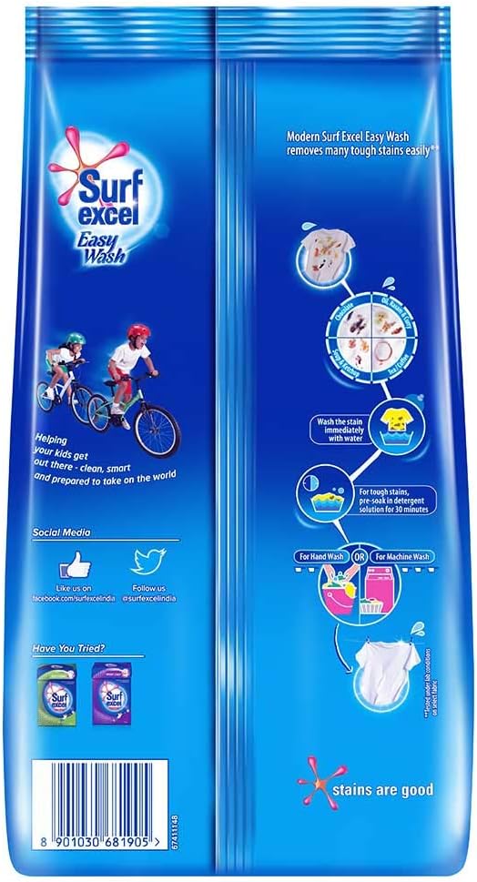 Surf Excel Easy Wash Detergent Powder - 1 kg