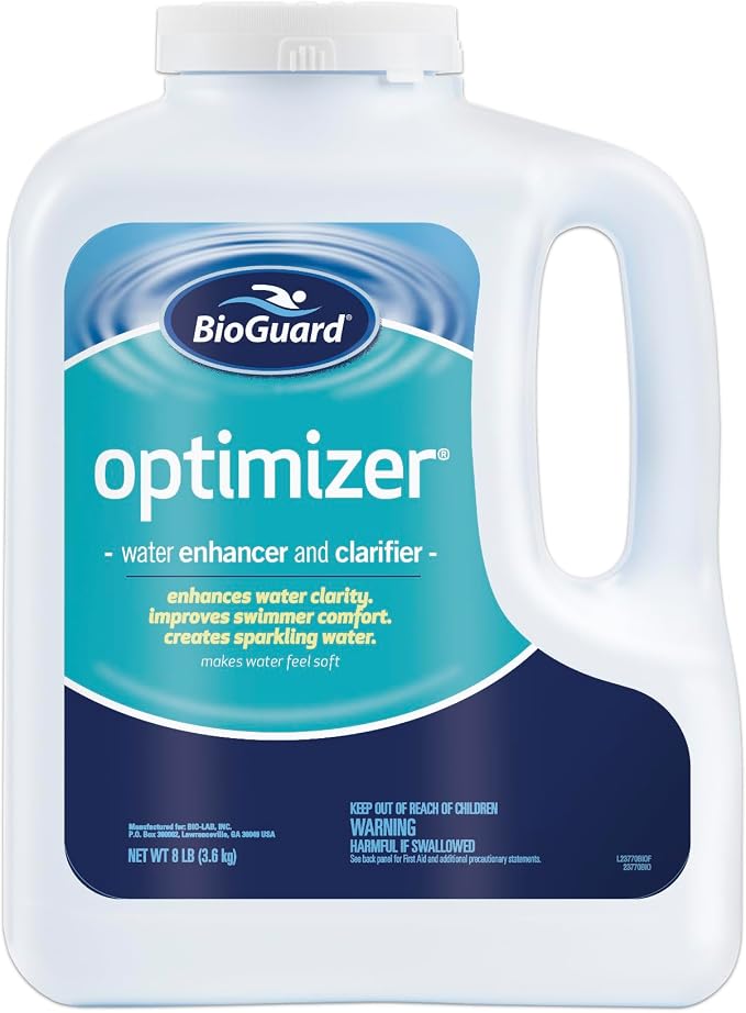BioGuard Optimizer Pool Water Enhancer and Clarifier, 8 lb, Single Pack | Creates Soft and Sparkling Water, Improves Overall Water Quality