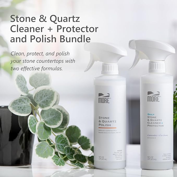 MORE Stone & Quartz + Stainless Steel Cleaner & Polish - Lavender