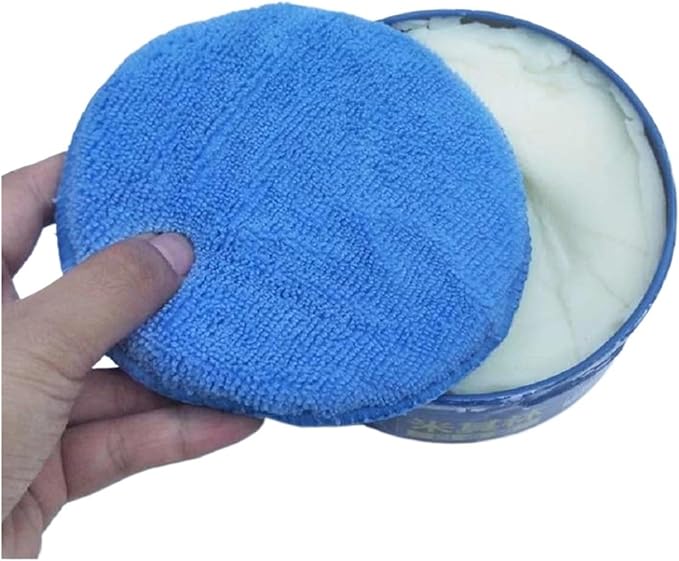 2/5/10Pcs 5-inches Microfiber Wax Applicator Pad Ultra Soft Car Polishing Sponge with Finger Pocket Auto Care Polish Sponge 2026(Grey 5Pcs)