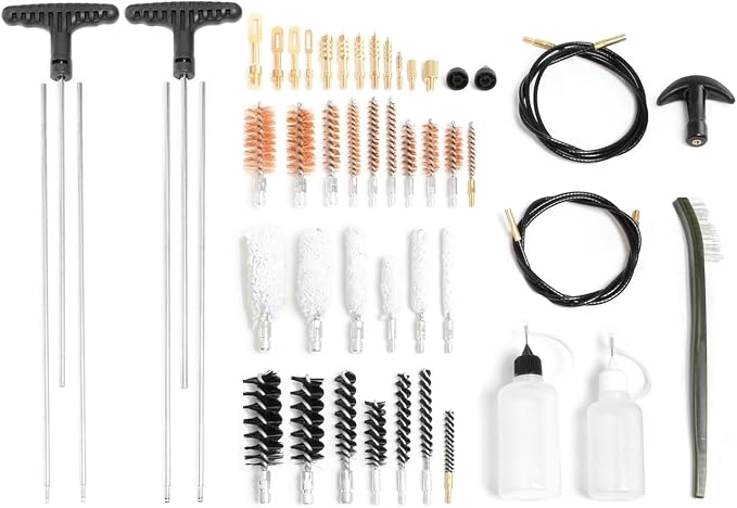Gun Cleaning Kit Universal Gun Cleaner for Shotgun, Pistol, Rifle, All Guns with Lightweight Carrying Case